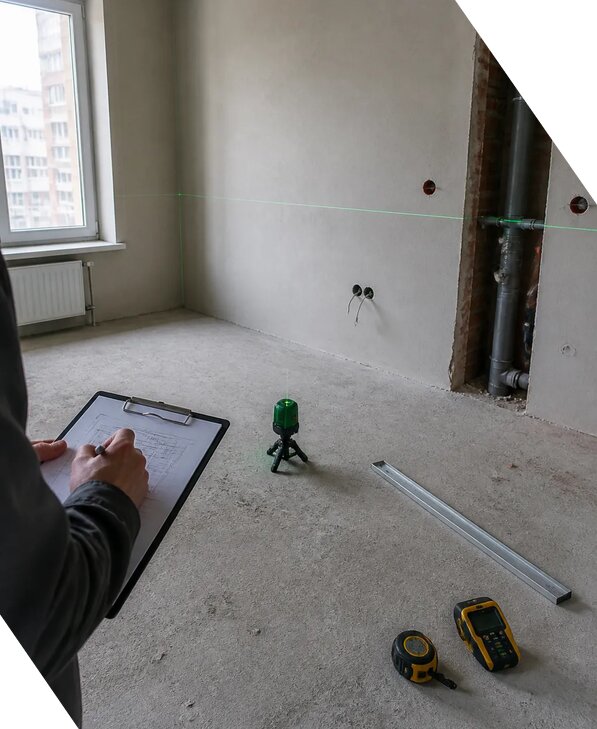 Приемка квартиры с предчистовой отделкой и экспертизой в Климовске